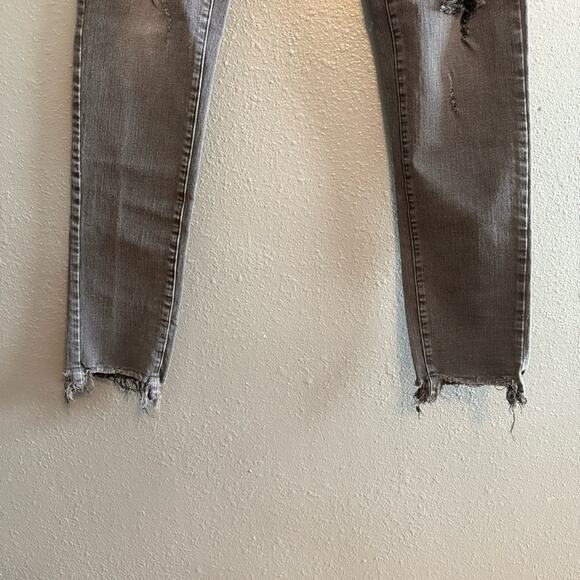 American Eagle Distressed Skinny Jeans Size 32x36 - Picture 2 of 8